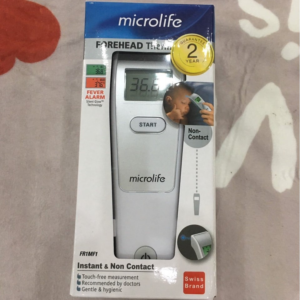 Nhiệt kế hồng ngoại đo trán Microlife FR1MF1, Thụy Sĩ