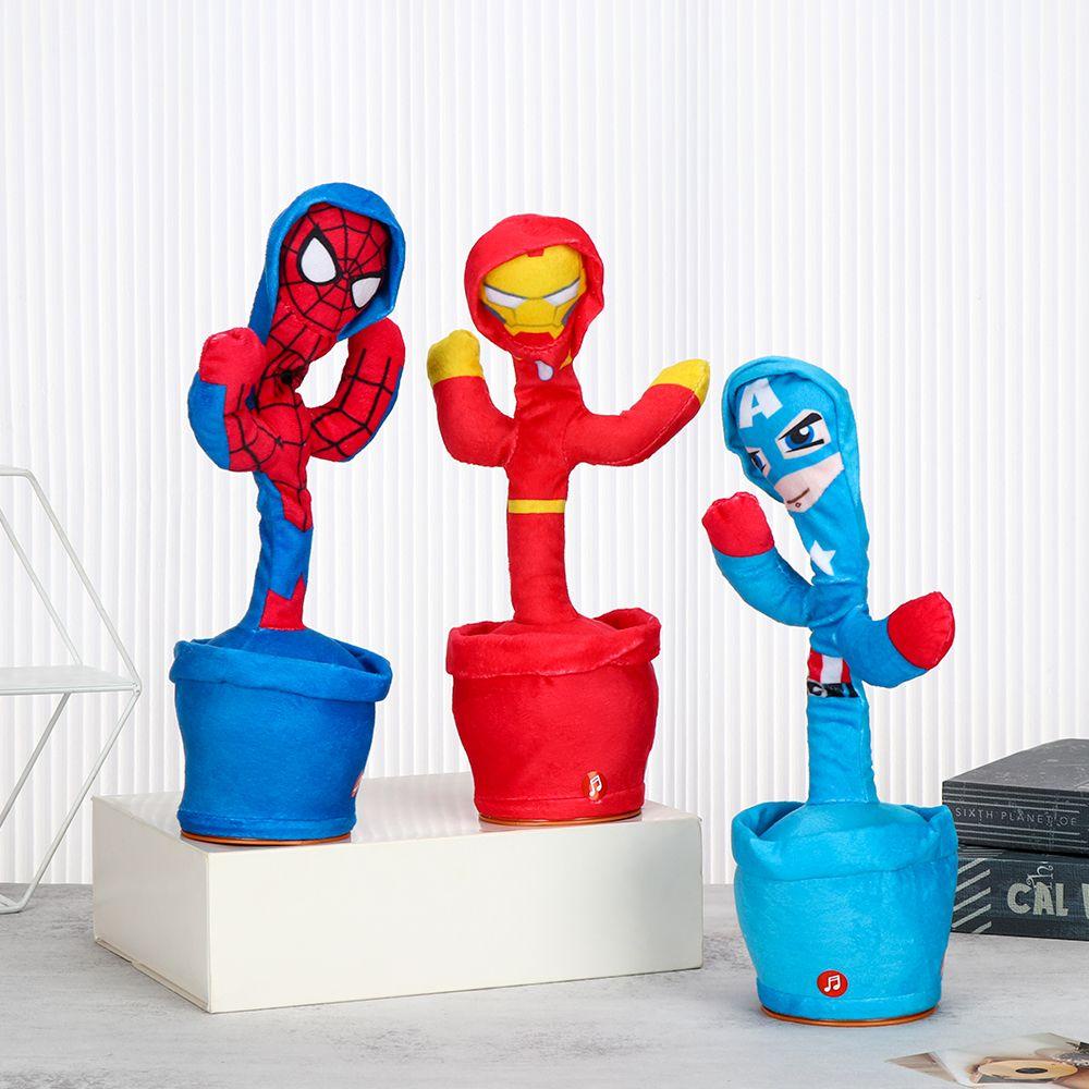 SUSANS Đồ Chơi Nhồi Bông Hình Người Nhện / Người Sắt Nhảy Múa Dễ Thương Cho