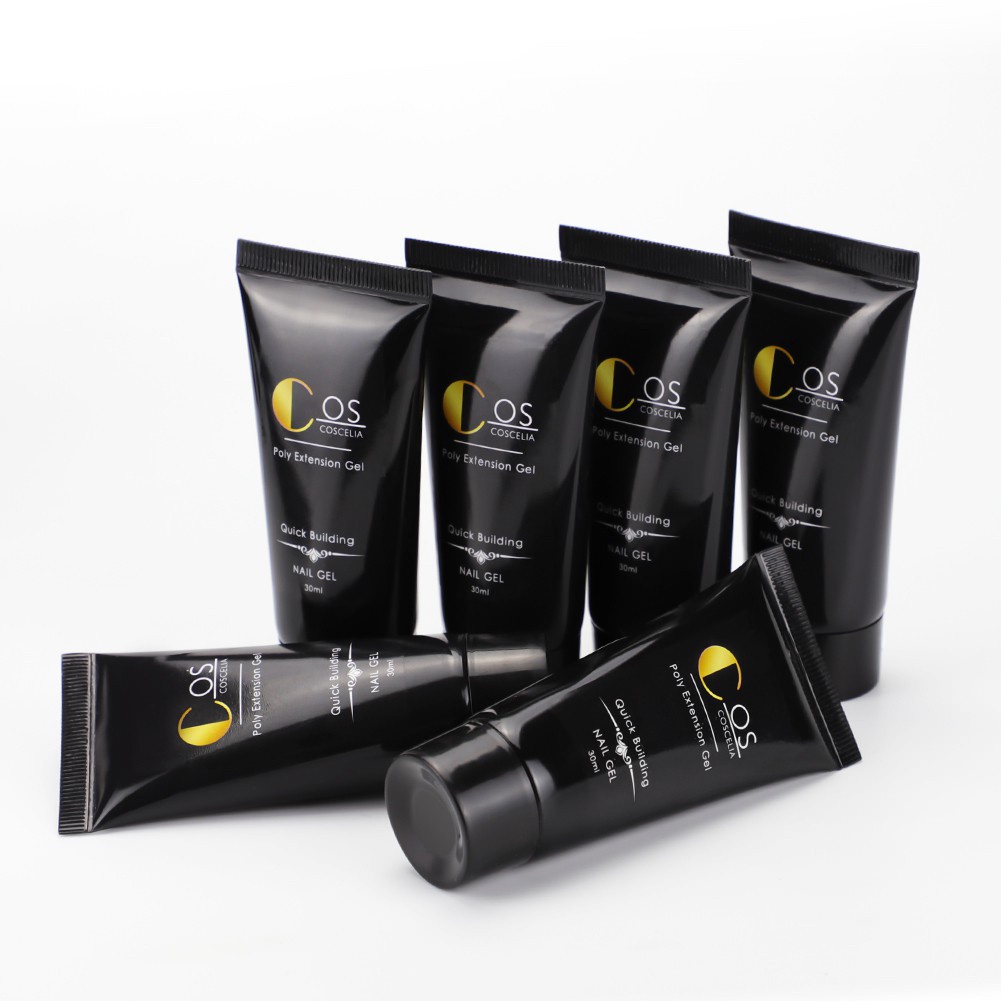 1 Hộp Gel Nối Dài Móng Tay COSCELIA 10 Màu 30ml