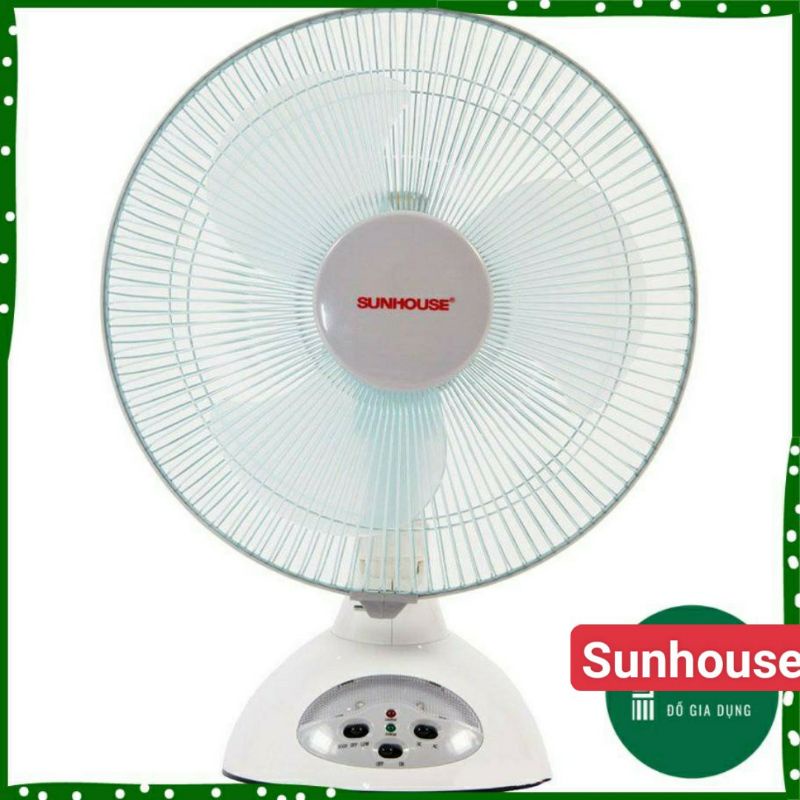Quạt tích điện Sunhouse SH712 (Trắng)