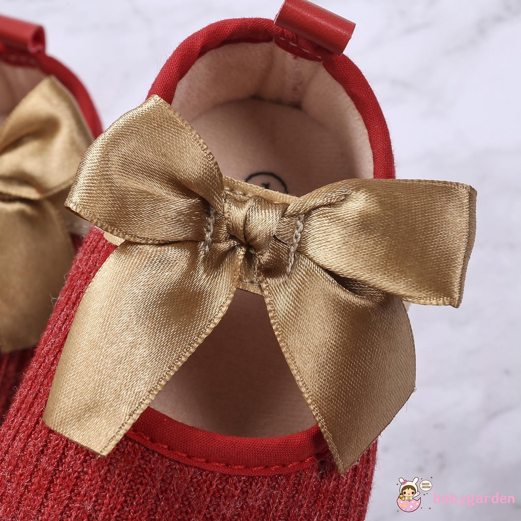 Giày công chúa thắt nơ thời trang dành cho bé gái