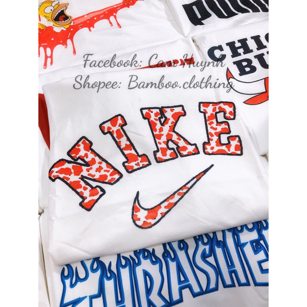 [Mã FAMAYWA giảm 10K đơn 50K] ÁO PHÔNG TRẮNG TAY LỠ IN LOGO FORM RỘNG ULZZANG - UNISEX | BigBuy360 - bigbuy360.vn