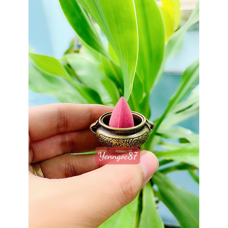 Lư đồng nhỏ mini trang trí