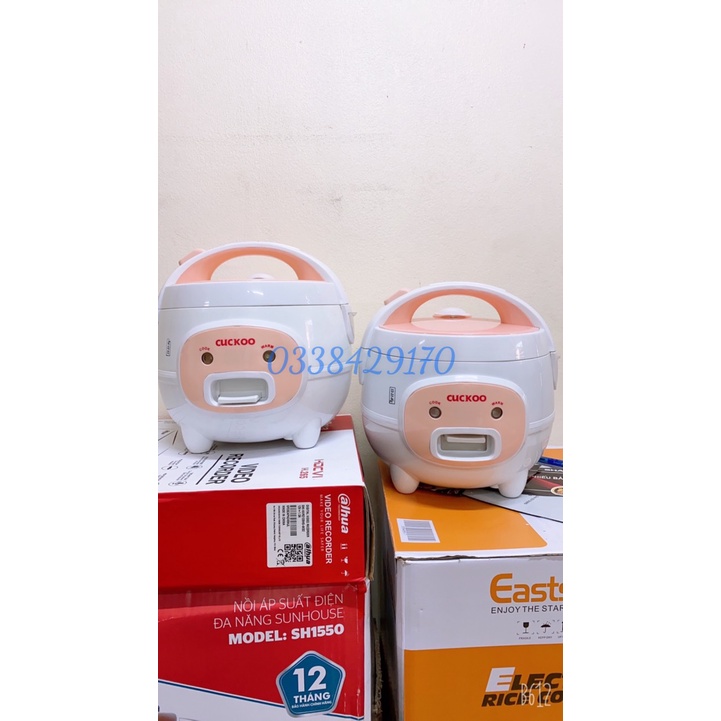 Nồi Cơm Điện mini NK MEDIA/ShRAP/ CUCKOO CR387/SHRAP/ Jiplai- Dung tích 1L,1L8 Con Lợn Siêu Đáng Yêu, BH 12 tháng