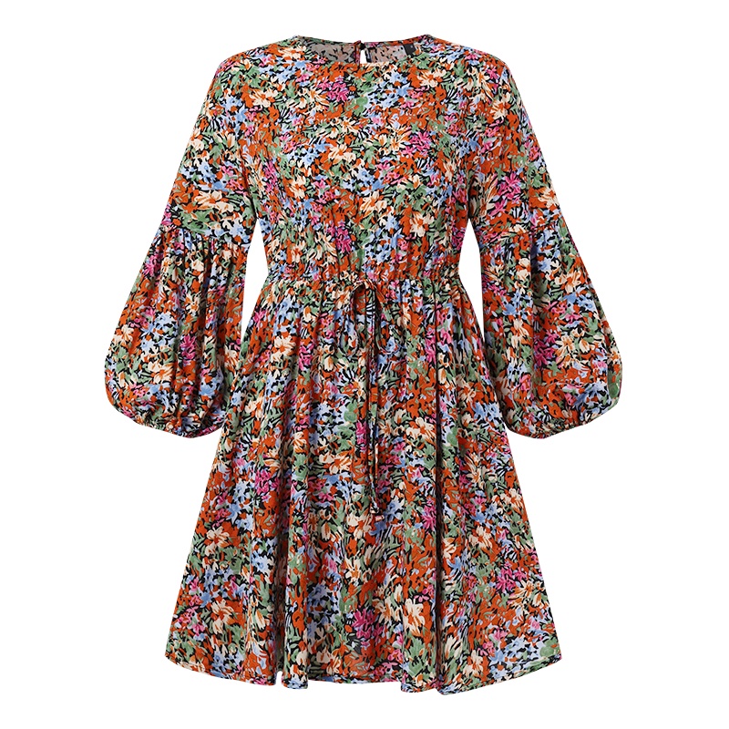 Zanzea Áo Tay Dài Cổ Tròn In Họa Tiết Hoa Dành Cho Phụ Nữ Hồi Giáo