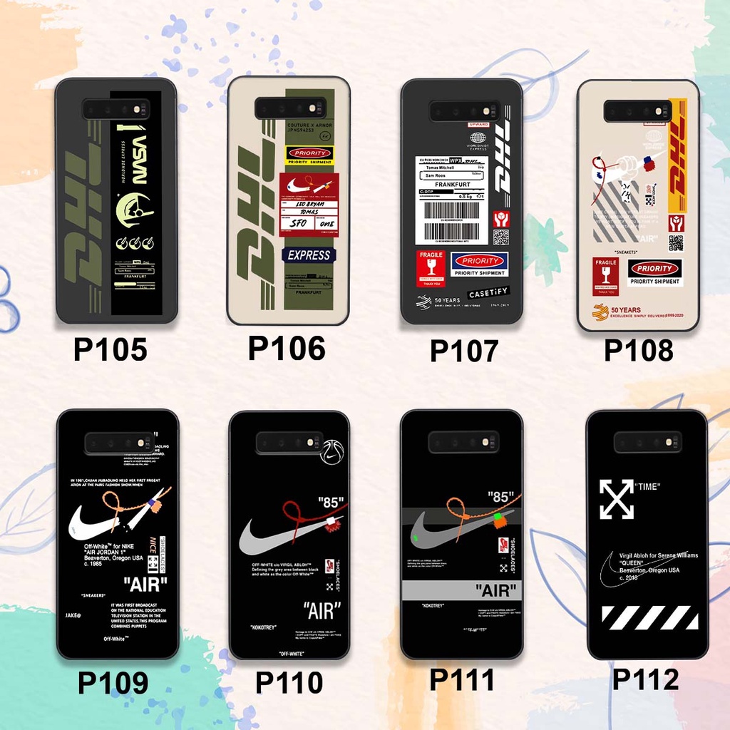 Ốp lưng điện thoại samsung s10 / s10 5g / s10 plus / s10+ in hình Nik.e, DHL, AIR