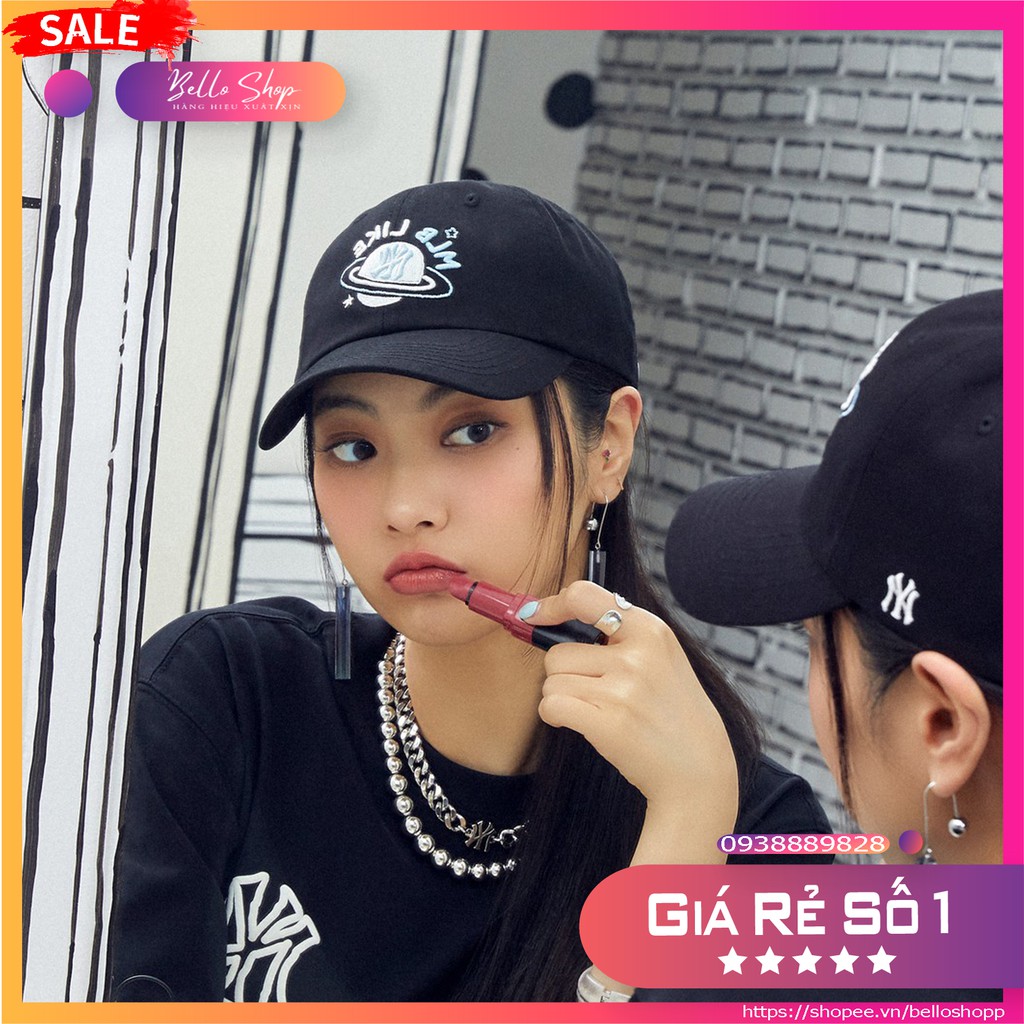 Mũ Lưỡi Trai Like Planet Unstructured Ball CAP Black &amp; White N33