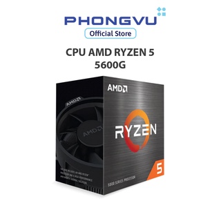 Cpu amd ryzen 5 5600g - am4 - bảo hành 36 tháng