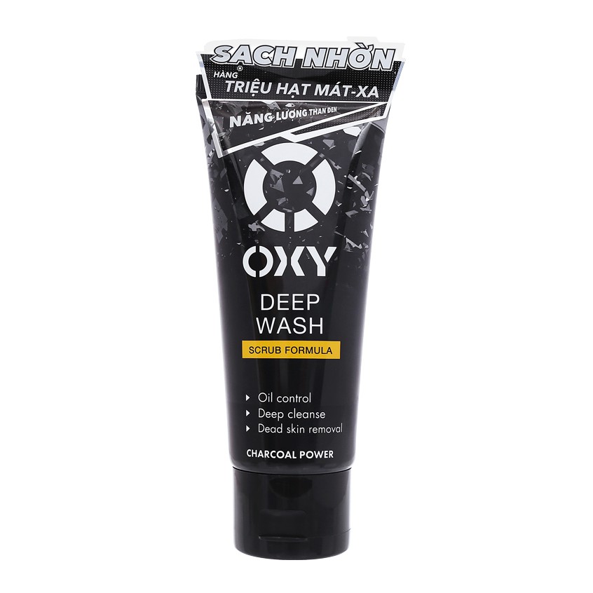 🍀🍀 Sữa rửa mặt Oxy Deep Wash tác động sâu dành cho nam - 100g