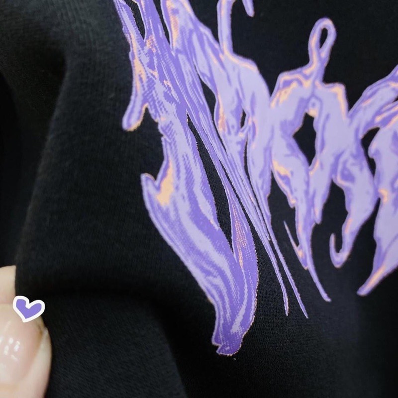 Áo Sweater Nỉ Chữ Tím Unisex | BigBuy360 - bigbuy360.vn