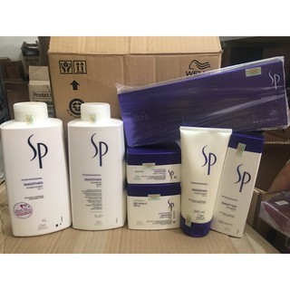 Dầu xả siêu mượt tóc SP Wella Smoothen Conditioner - 1000ml