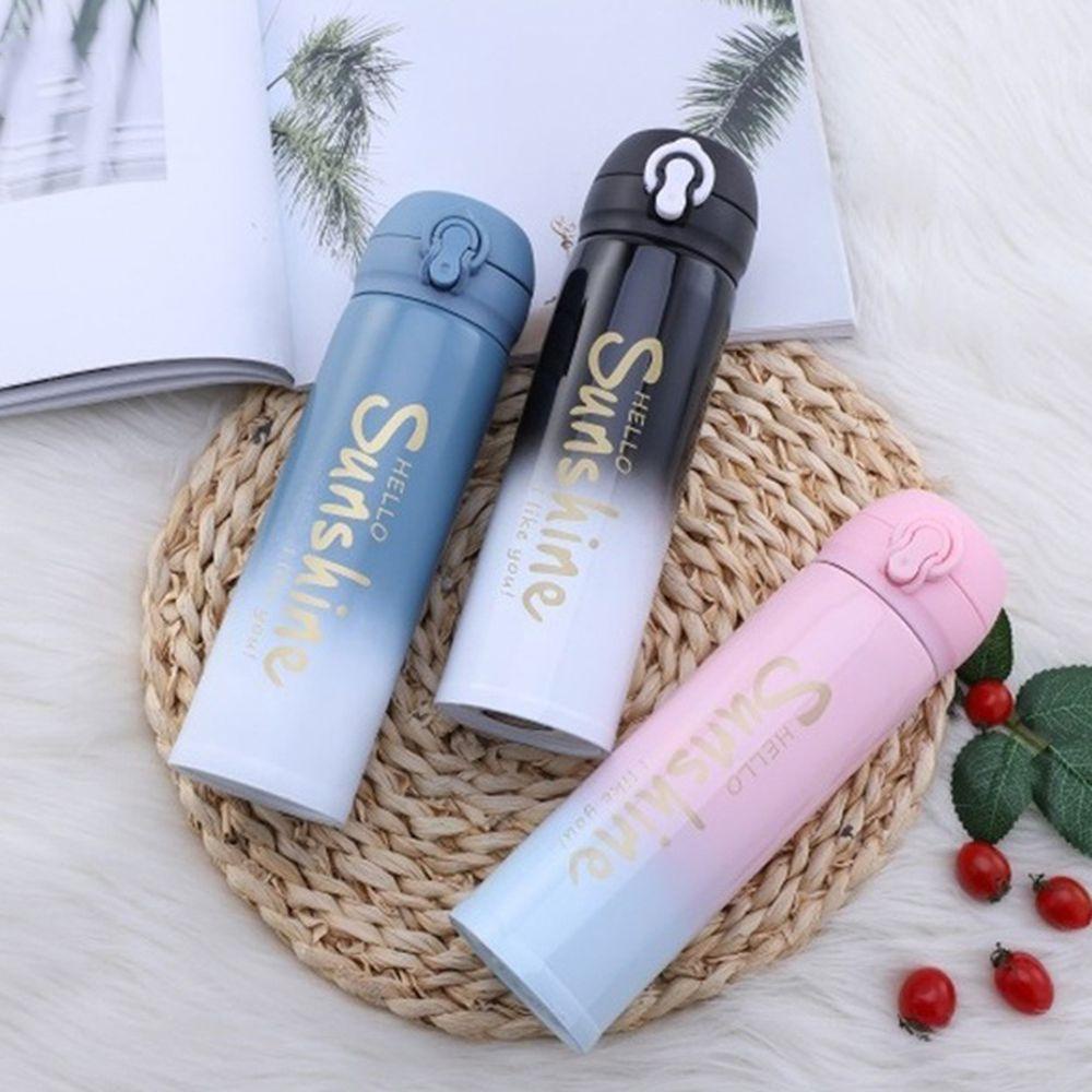 Bình Nước Giữ Nhiệt Có Nắp Đậy Thiết Kế Nhỏ Gọn Tiện Dụng Mang Theo Du Lịch