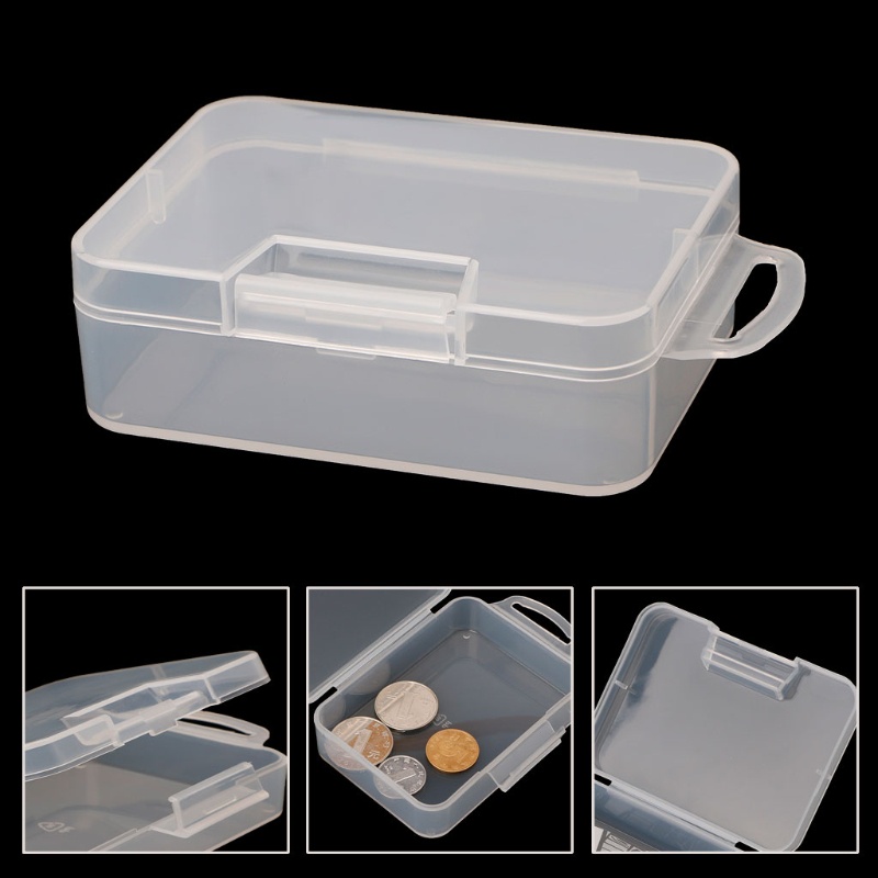 Hộp Đựng Trang Sức Hình Vuông Trong Suốt Tiện Dụng