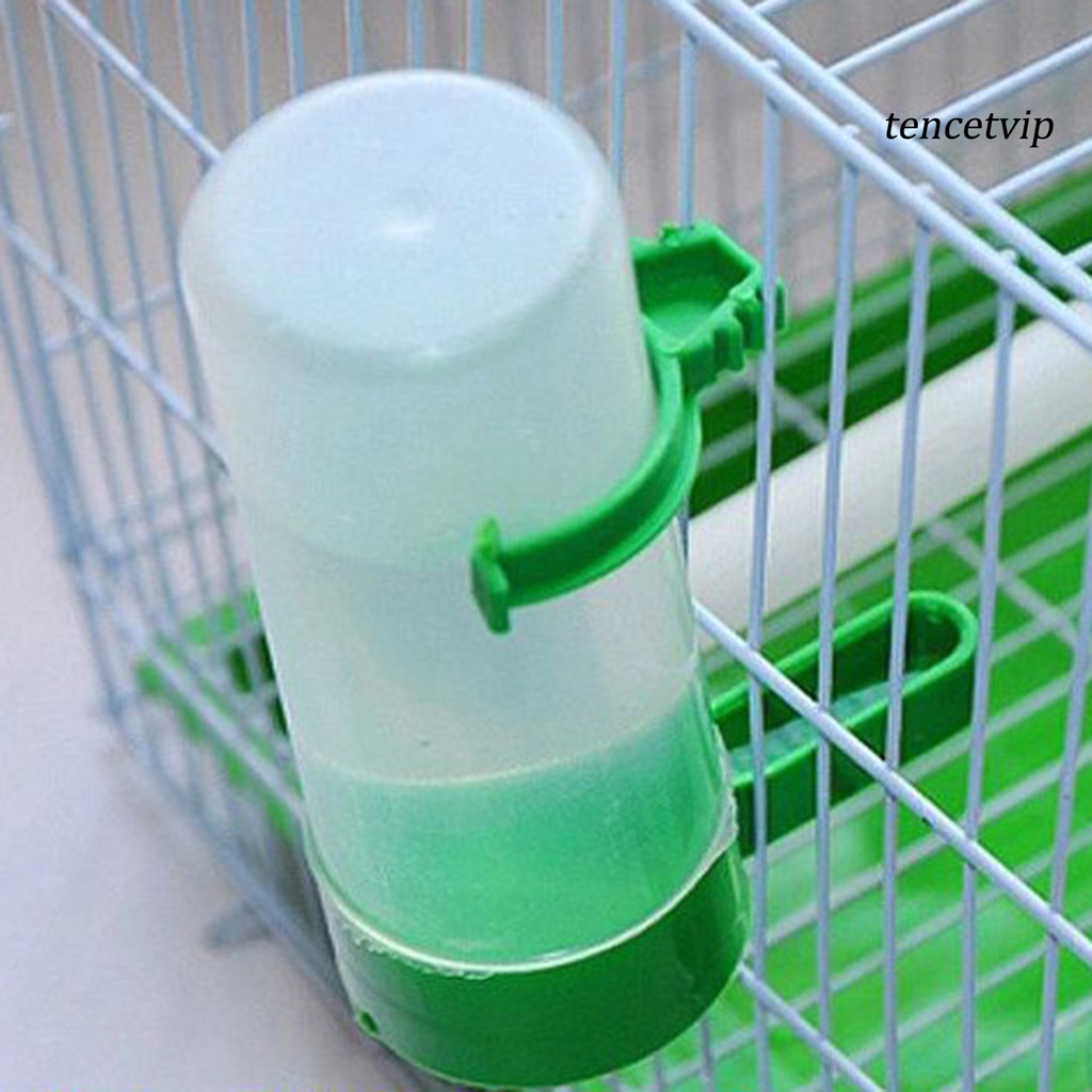 Bộ 2 Khay Đựng Thức Ăn/ Nước Uống Dung Tích Lớn Bằng Nhựa Chống Bụi Cho Chim/Vẹt