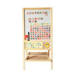 Bảng học thông minh 90*45 hai mặt thông minh, 1 mặt từ tính và 1 mặt viết phấn