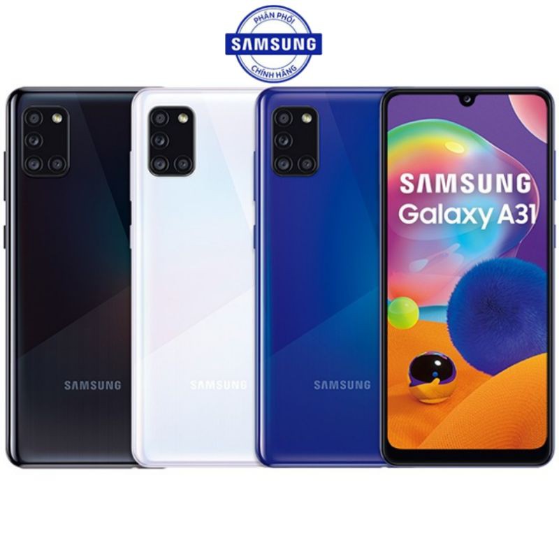 Điện thoại Samsung Galaxy A31 chính hãng 6GB/ 128GB [ Nguyên Seal - Bảo hành điện tử 12 tháng ]