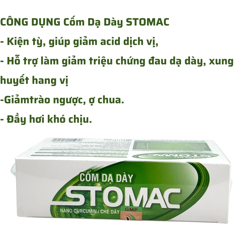 Cốm Dạ Dày Stomac - Giảm Ngay Khó Chịu Dạ Dày Sau 1 Gói Đầu Tiên Sử Dụng- Hộp 10 gói