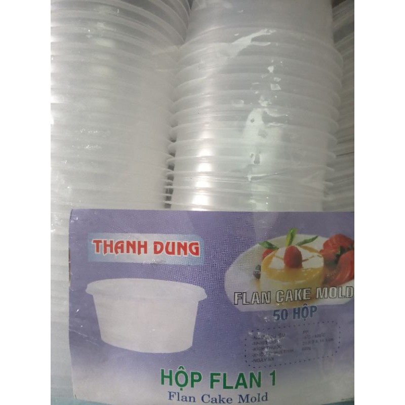 10 Hủ nhựa làm bánh flan caramen, rau câu, sữa chua, đựng slime (hộp flan có nắp)