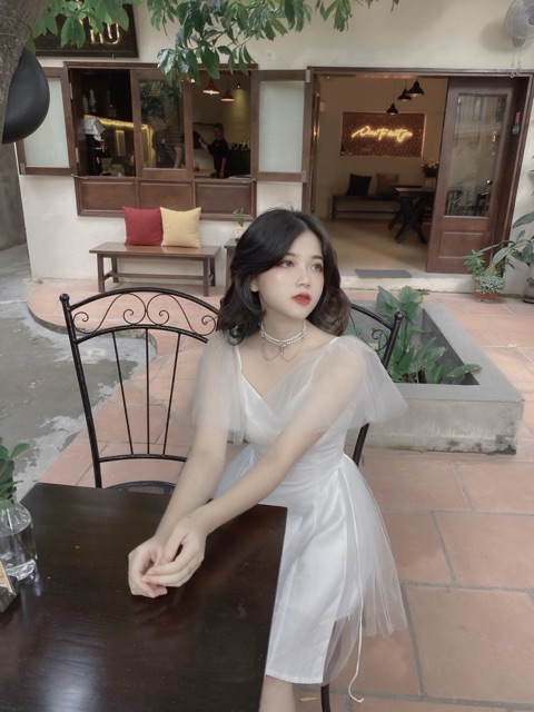 Đầm lưới vai Laxi | BigBuy360 - bigbuy360.vn