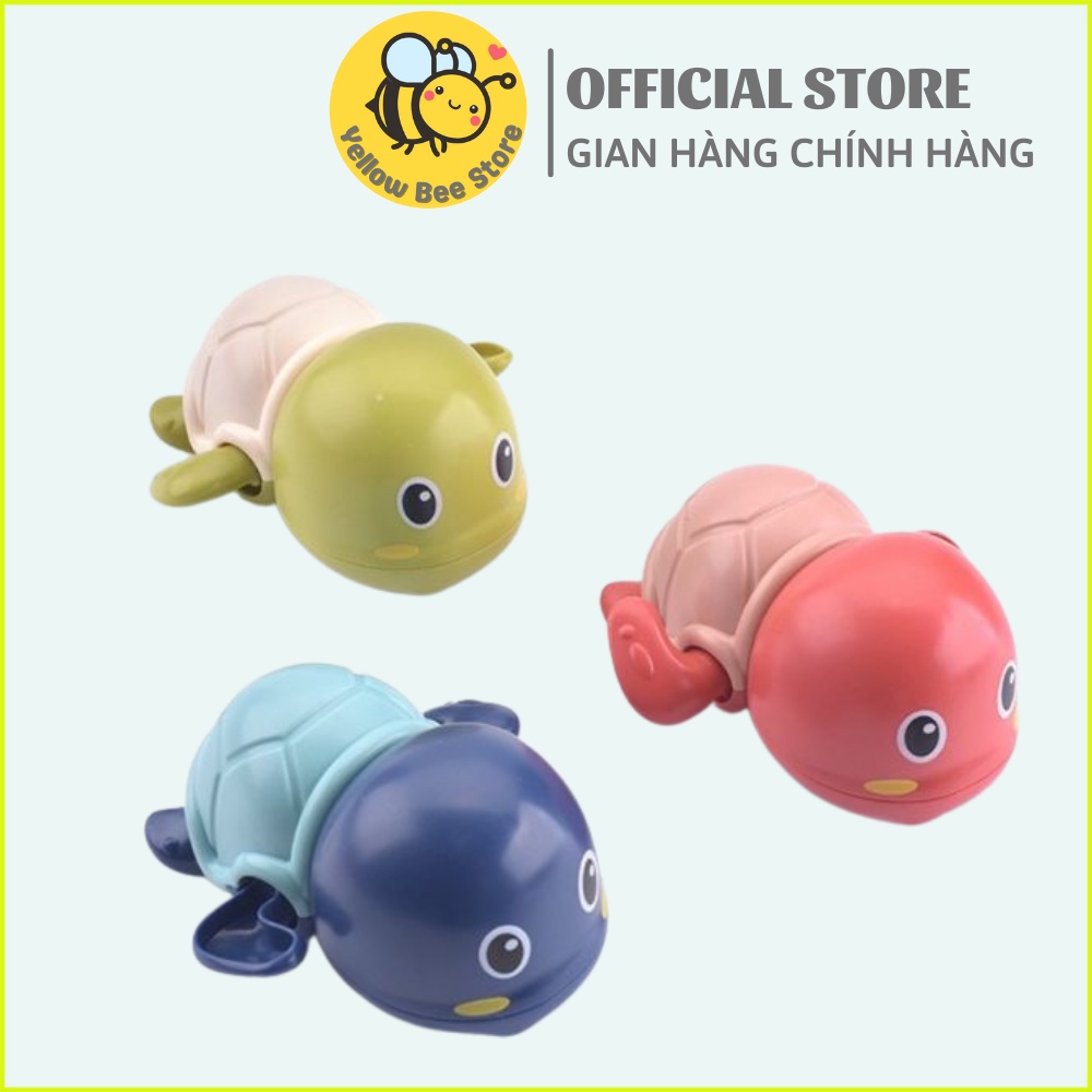 Đồ chơi rùa con mini thả hồ bơi lên dây cót cho bé, nhựa ABS an toàn khi sử dụng