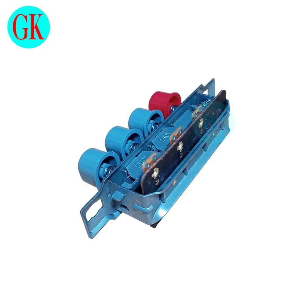 Công tắc số quạt 4 nút xoài