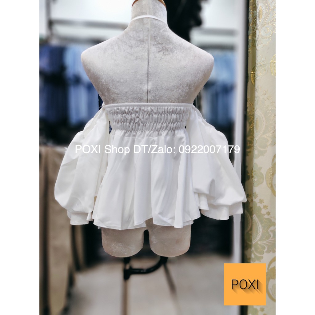 [ẢNH THẬT] Áo Li Ngực Rớt Vai Dáng Baby Doll (TRẮNG) | BigBuy360 - bigbuy360.vn