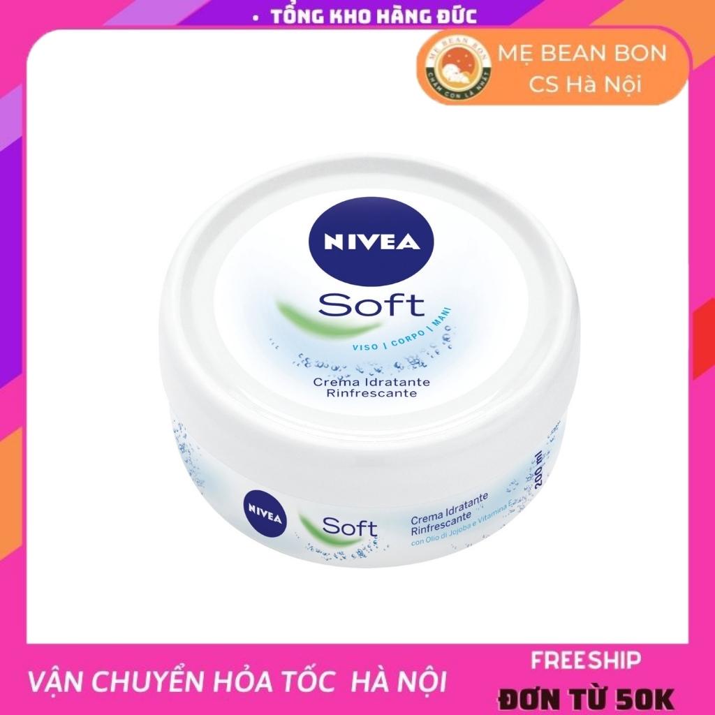 Kem dưỡng da dưỡng ẩm Nivea Soft Đức, 200ml dưỡng ẩm dưỡng da chống khô nẻ mất nước - trend girls online