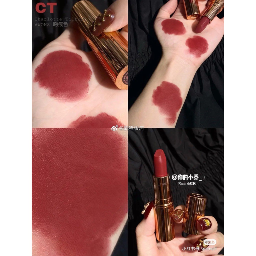 Son Charlotte Tilbury Matte Revolution màu Sexy Sienna, The Queen, Walk Of No Shame, MI KISS