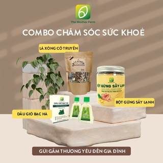 Combo giải cảm 1 hũ 40gr bột gừng sấy lạnh, 1 hộp 2 chai dầu gió bạc hà - ảnh sản phẩm 5