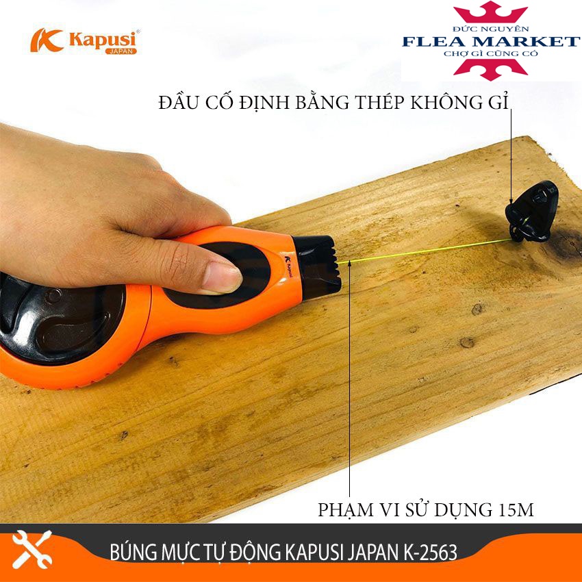 BÚNG MỰC TỰ ĐỘNG KAPUSI JAPAN K-2563 - BẬT MỰC TỰ ĐỘNG TIÊU CHUẨN NHẬT BẢN