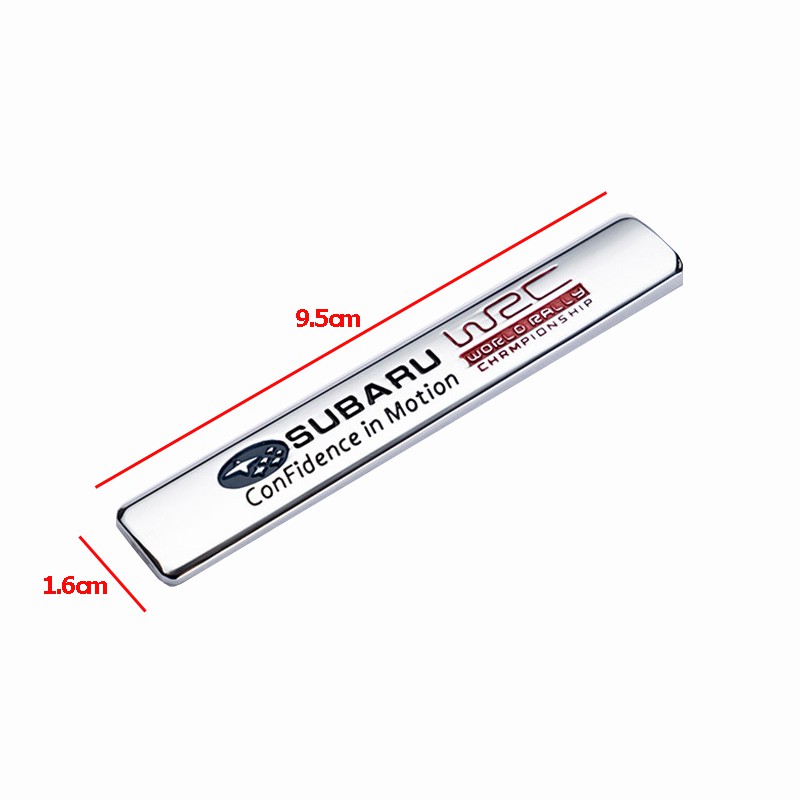 1 Miếng Dán Kim Loại Trang Trí Ngoại Thất Xe Hơi Subaru forester xv wrx outback brz levorg impreza legacy