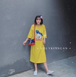 ĐẦM THUN IN FORM RỘNG (KÈM HÌNH THẬT)