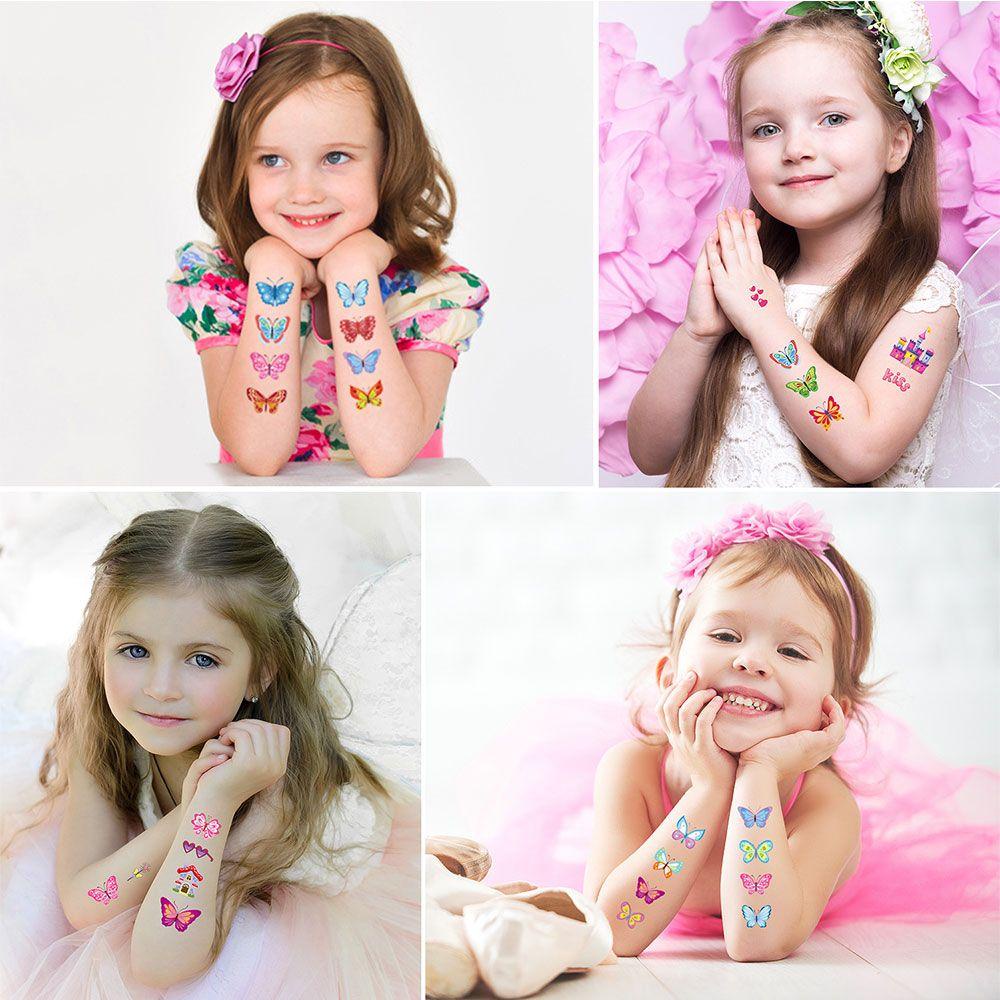 DIACHAVN Set 10 Tấm Hình Xăm Dán Nhiều Kiểu Thời Trang