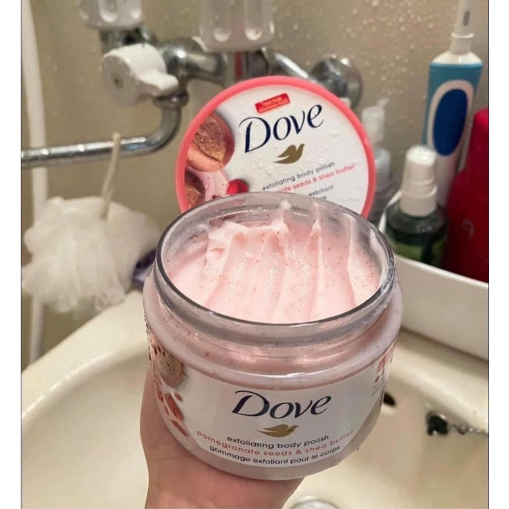 Tẩy da chết body Dove siêu thơm