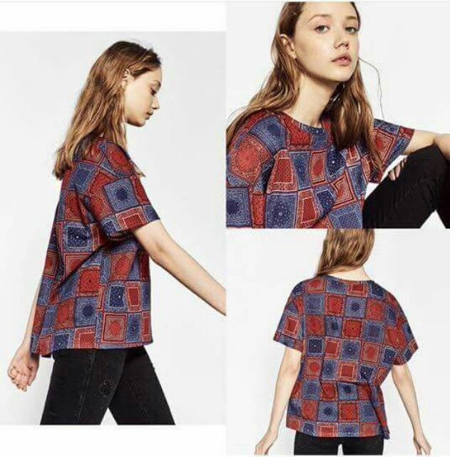 Thanh lý áo phông hoa Zara