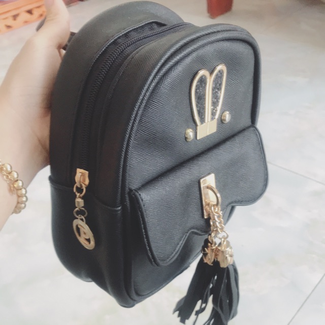 Balô con cóc, Balô nhỏ da mềm mua 1 tặng 1 chỉ 35k