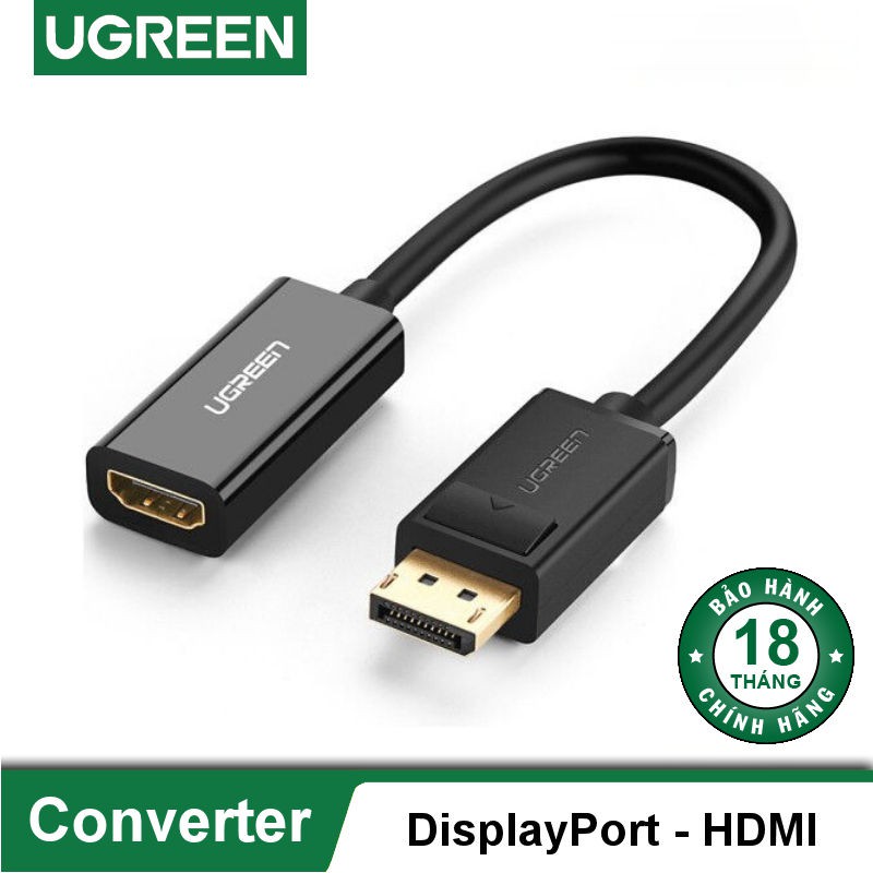 Cáp Chuyển Displayport sang HDMI Cao Cấp Ugreen 40362 MM137 Chính Hãng