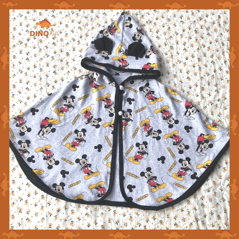 áo choàng chống nắng cho bé trai cotton dáng cánh dơi DINO