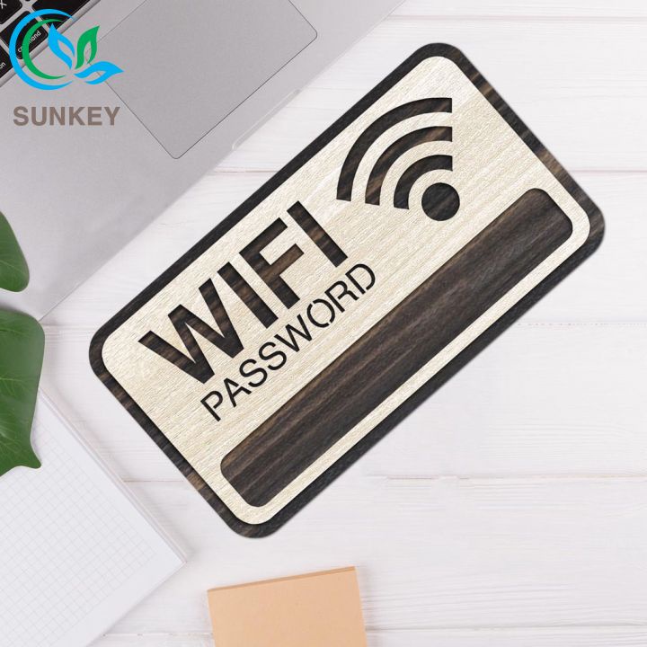 Bảng Gỗ Wifi - Bảng Gỗ Treo Cửa - Thiết Kế Pass Wifi Theo Yêu Cầu