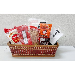 COMBO NGUYÊN LIỆU LÀM BÁNH  BẠCH TUỘC TAKOYAKI ( OKONOMI )  SIZE NHỎ -TIỆN LỢI ,TIẾT KIỆM DÙNG TRONG GIA ĐÌNH NHỎ