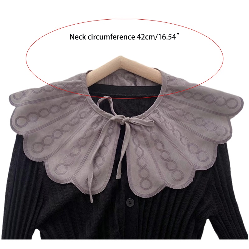 Khăn Choàng Cổ Giả Khăn Choàng Cổ Màu Trơn Họa Tiết Hình Học Xoắn Cho Nữ