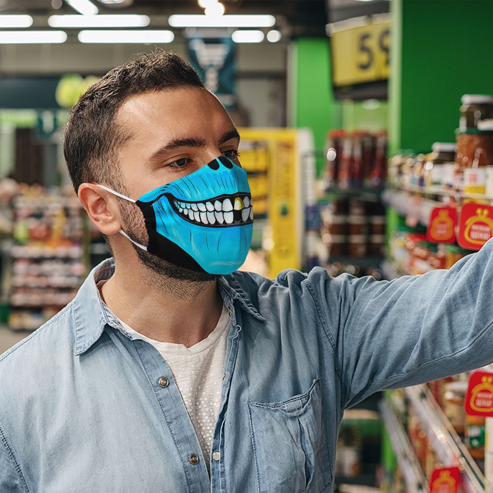 Khẩu trang vui nhộn hoạt hình thú cưng cute dễ thương cho bé Hình Vẽ DRAWN CARTWELL kháng khuẩn chất liệu vải mềm có thể