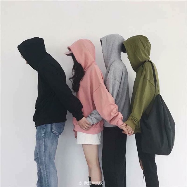 Hoodie trơn basic