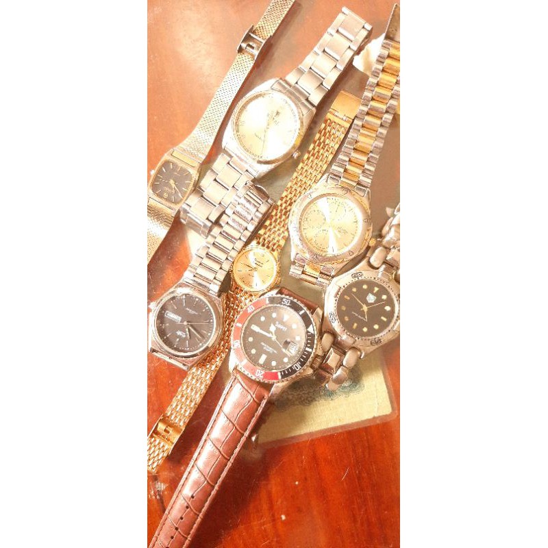 Đồng hồ nam Q&Q pin năng lượng hàng si nhật