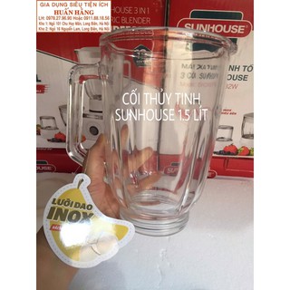CỐC SINH TỐ 1.5L MÁY XAY SUNHOUSE SHD5582W SHD5582 SHD5580