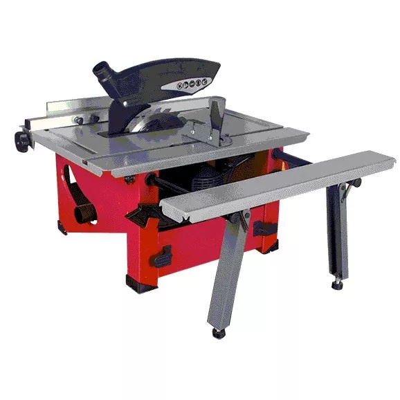 Máy cưa bàn trượt mini lưỡi cắt điều chỉnh linh hoạt có chân đế