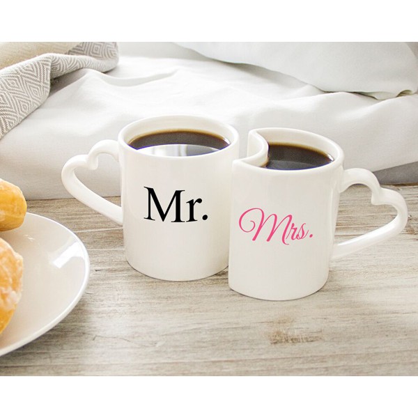 LY CẶP TÌNH NHÂN QUAI TIM IN HÌNH THEO YÊU CẦU - QUÀ TẶNG