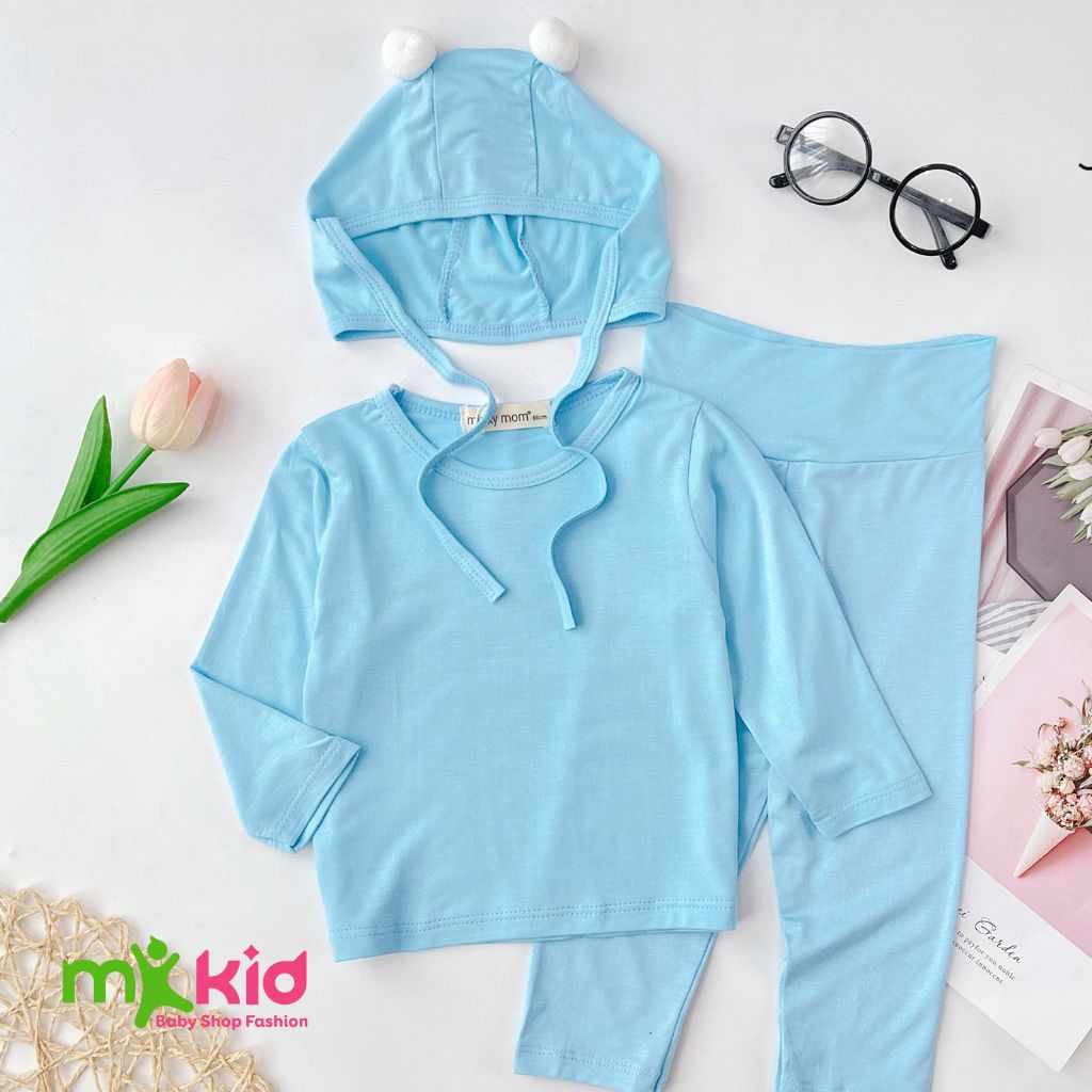Bộ Thu Đông dài Tay Cho Bé 💖 Bộ Minky Mom Tai Thỏ Siêu Dễ Thương 💖Chất Thun Lạnh Cao Cấp Siêu Mềm Mịn Mát