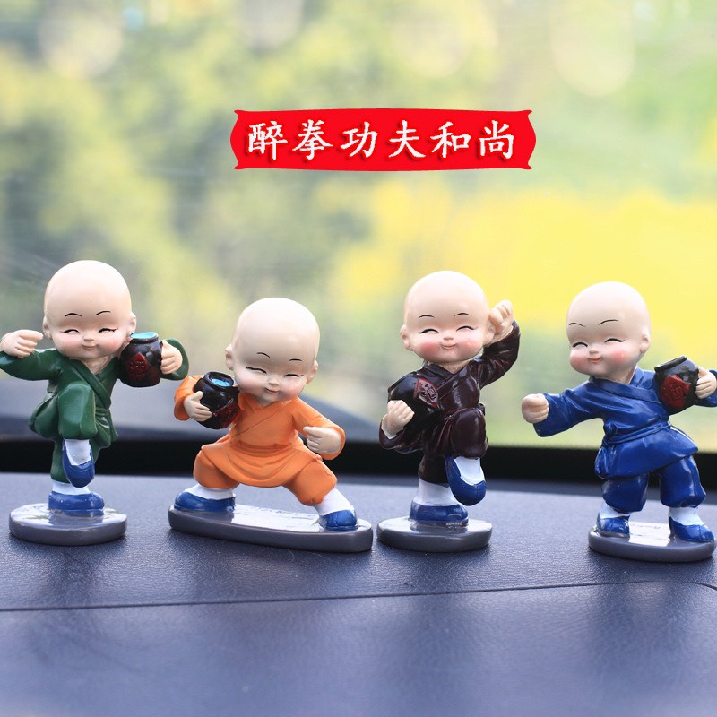 Bộ tứ 4 chú tiếu túy quyền-Túy bát tiên quyền -võ sayTrang trí ô tô,bàn làm việc