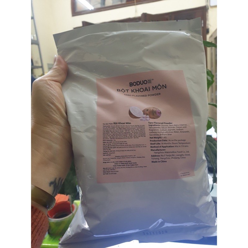 Bột Khoai Môn BoDuO gói 1kg- PHA TRÀ SỮA MÀU CỰC ĐẸP, VỊ NGON, COST RẺ